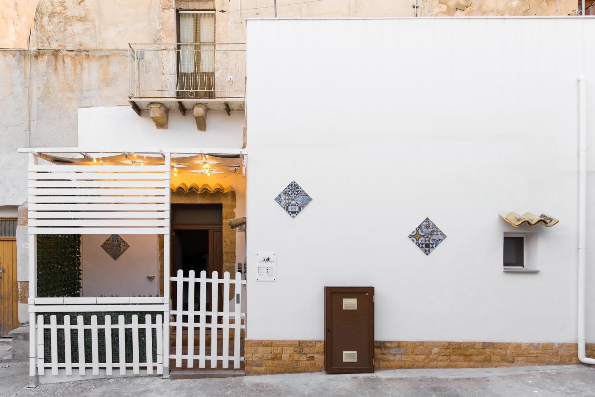 Villa Centro Storico Sciacca - Casa Di Pisa Cortile Termine Exterior foto
