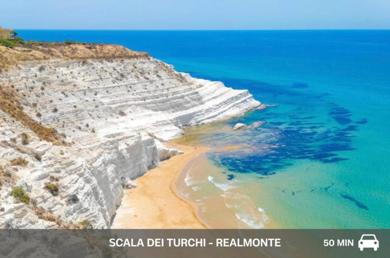Villa Centro Storico Sciacca - Casa Di Pisa Cortile Termine Exterior foto